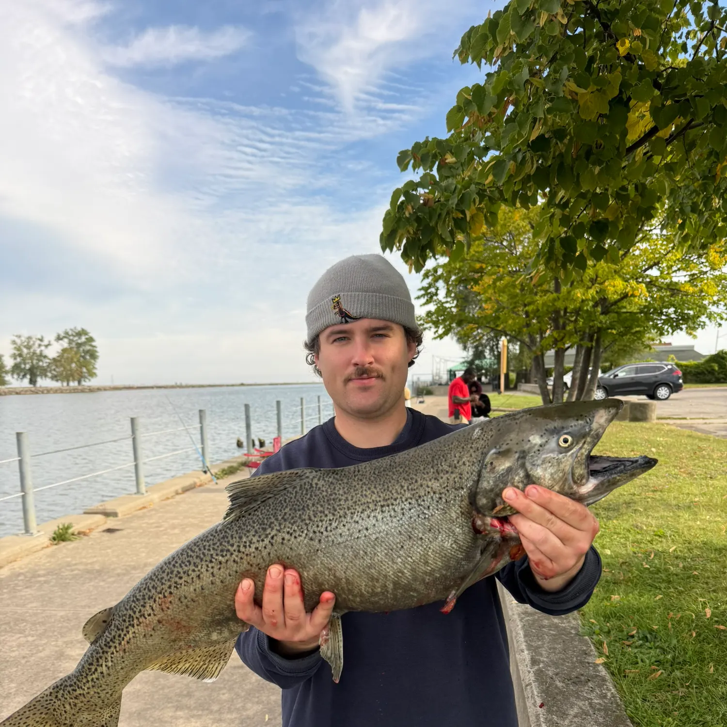 Chinook salmon caught on Fishbrain