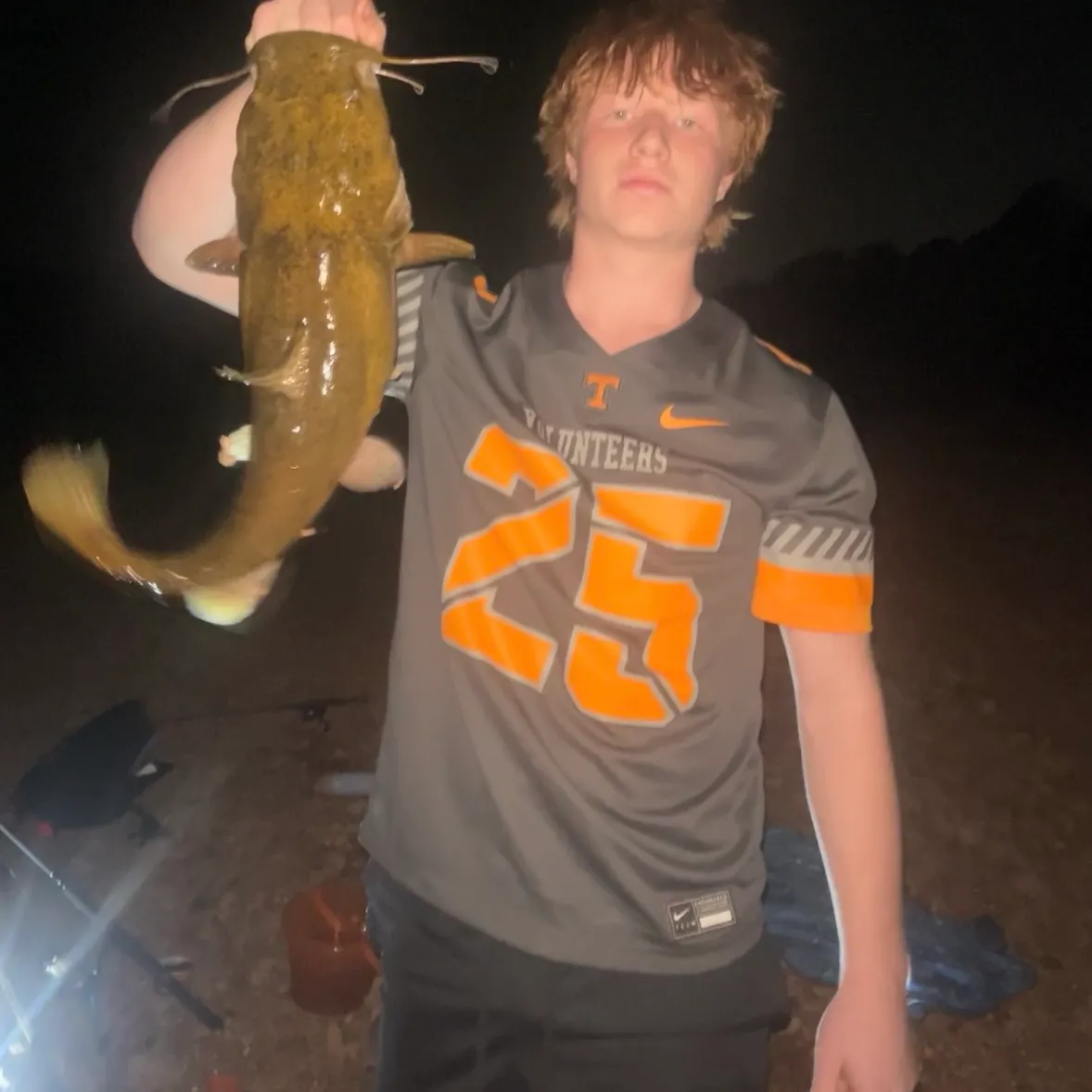 Flathead catfish caught on Fishbrain