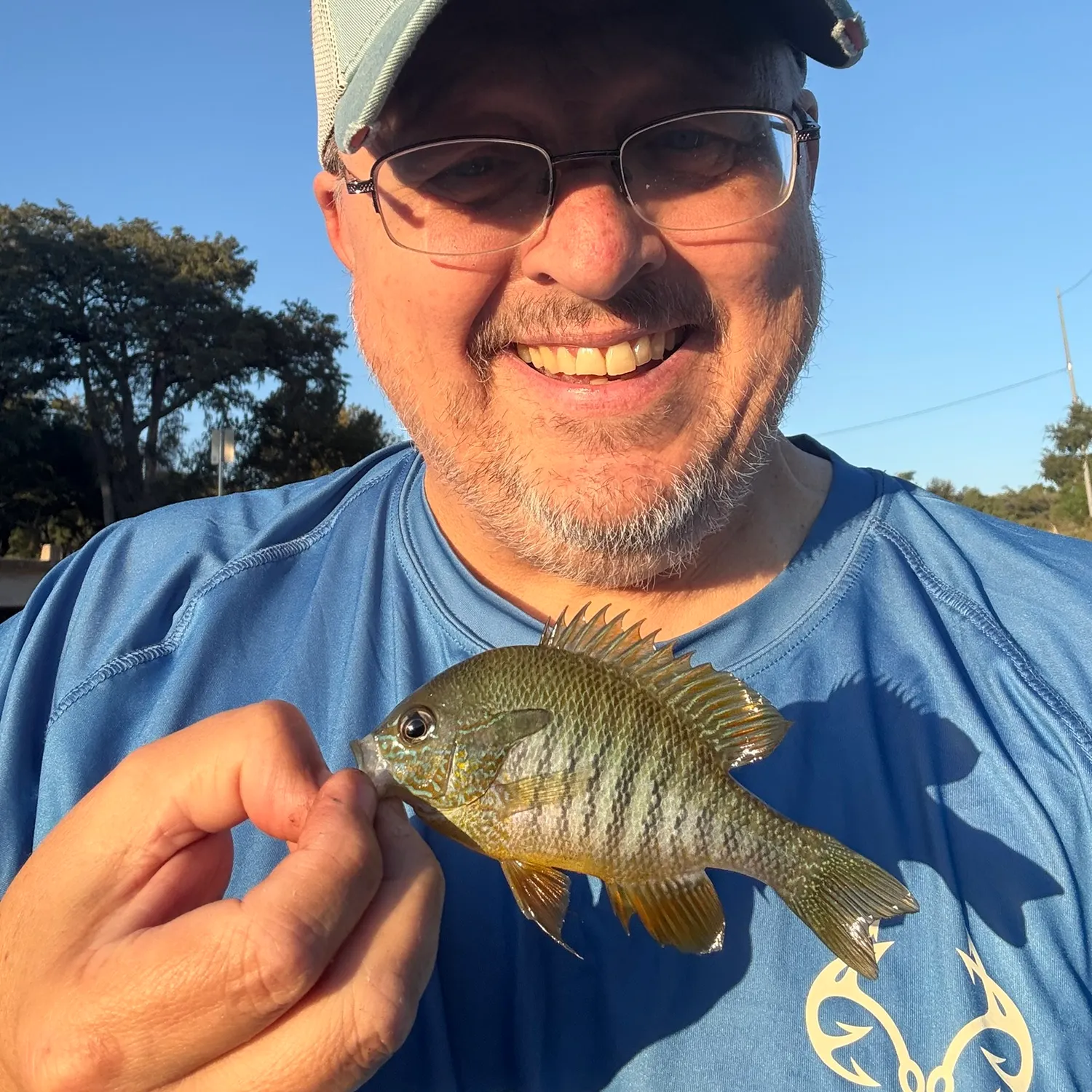 Longear sunfish caught on Fishbrain