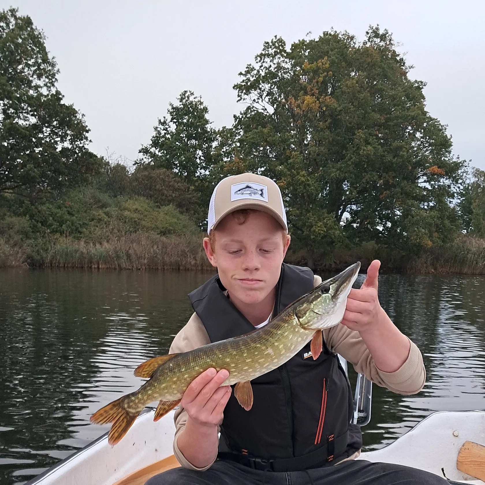 Northern pike caught on Fishbrain