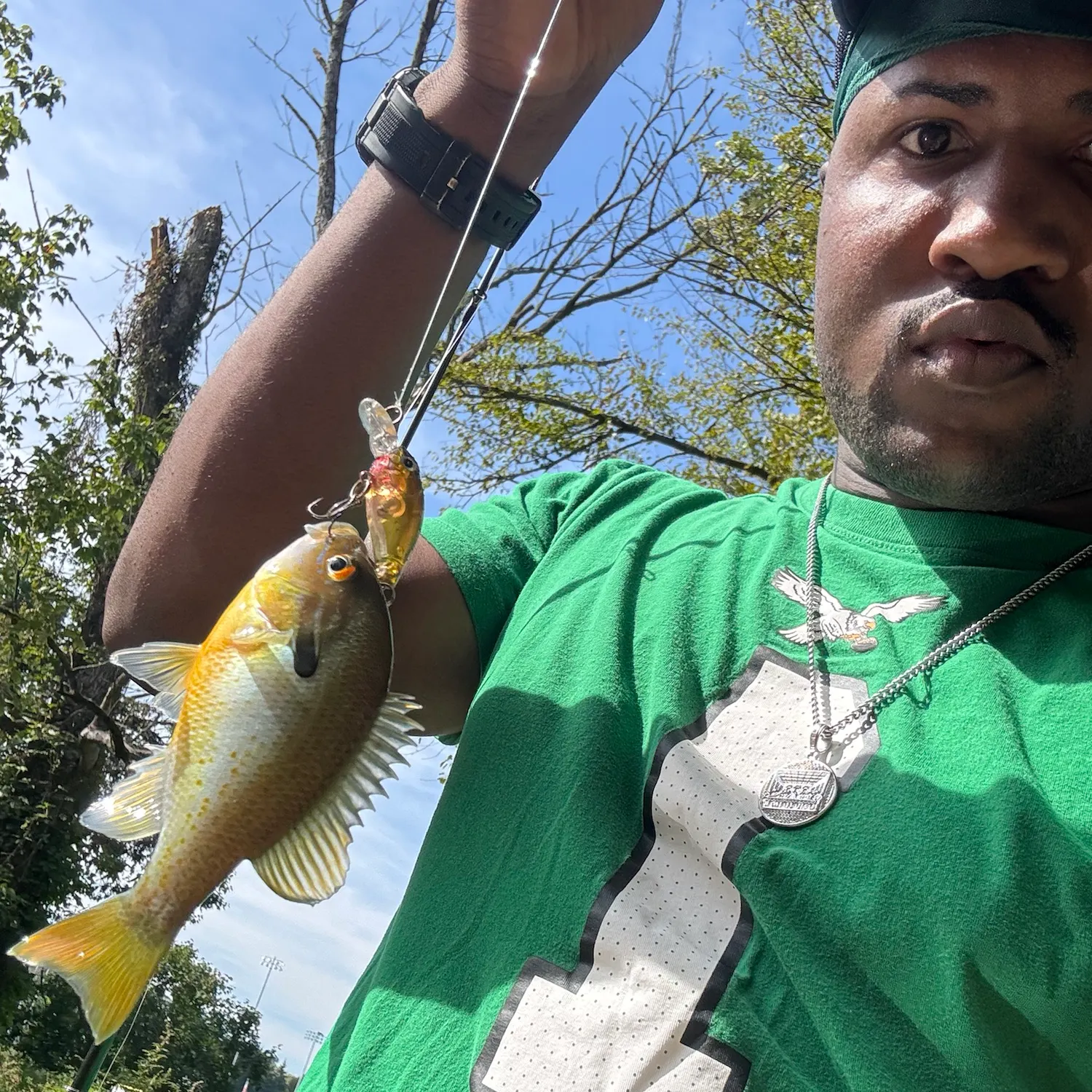 Redbreast sunfish caught on Fishbrain
