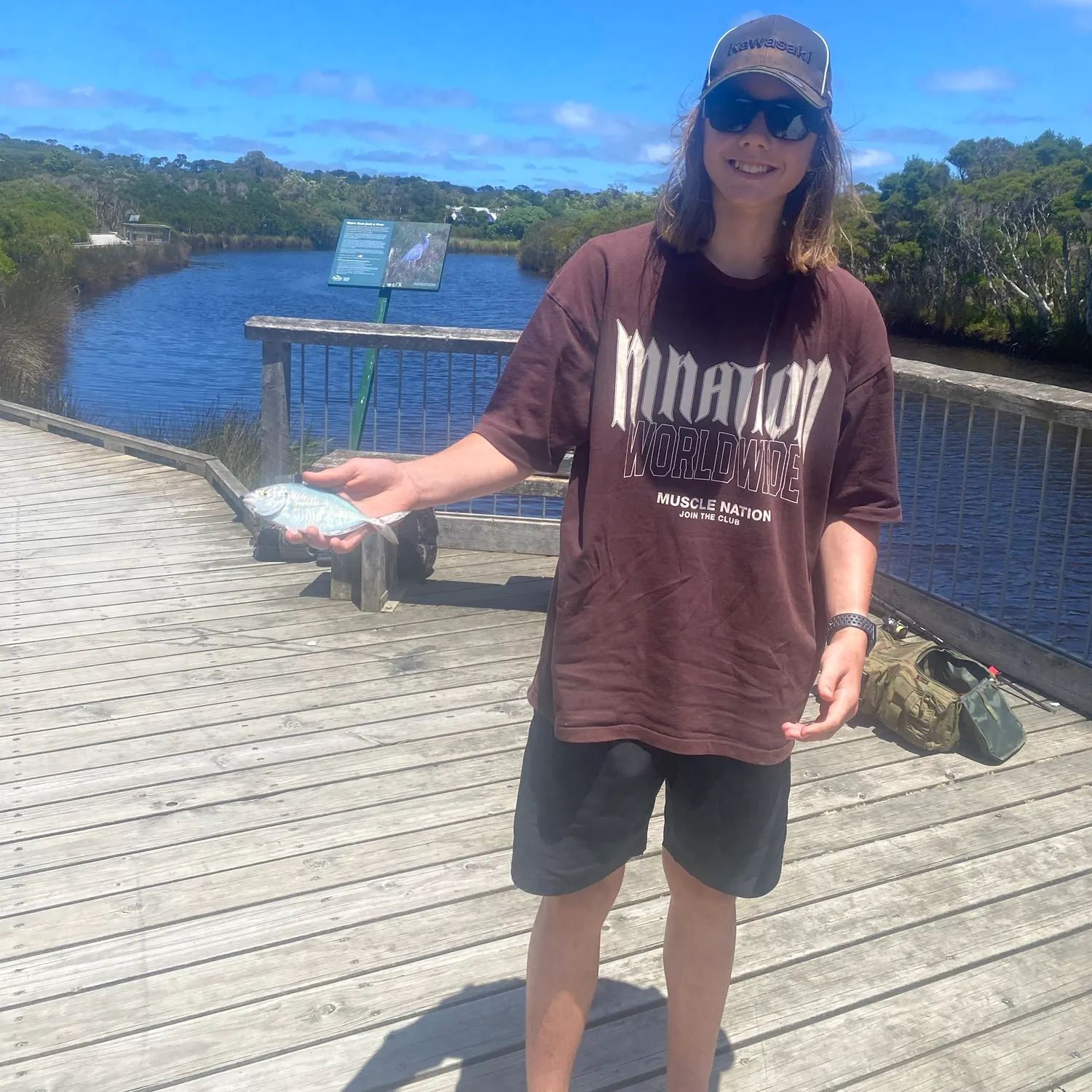 White trevally caught on Fishbrain