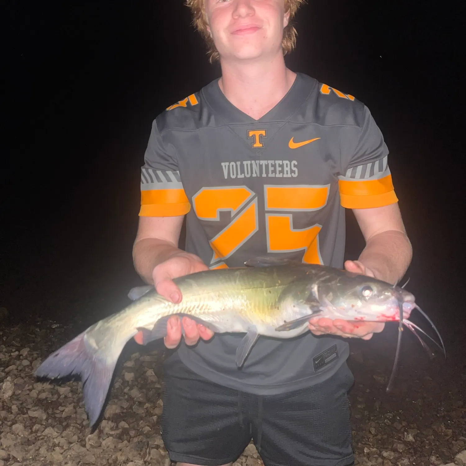 Channel catfish caught on Fishbrain