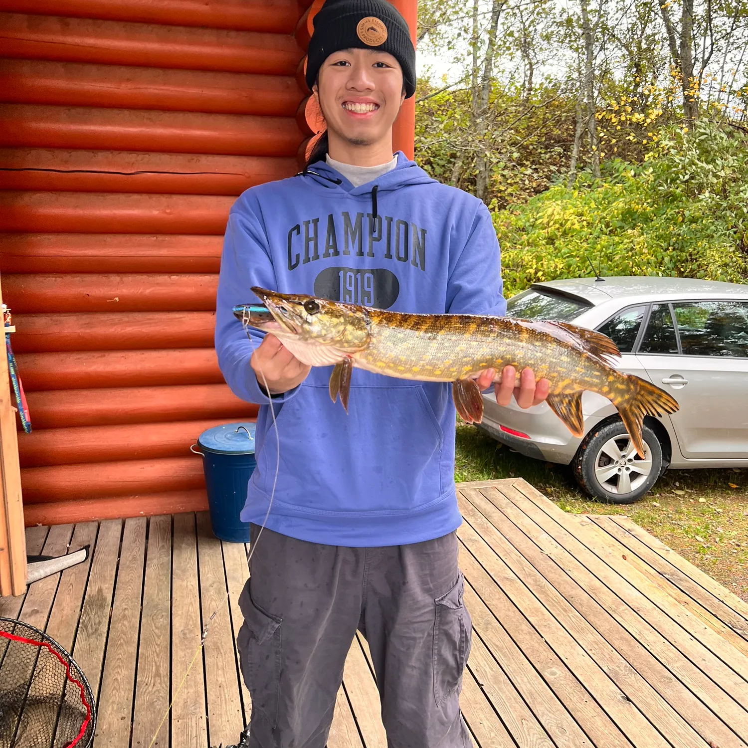 Northern pike caught on Fishbrain