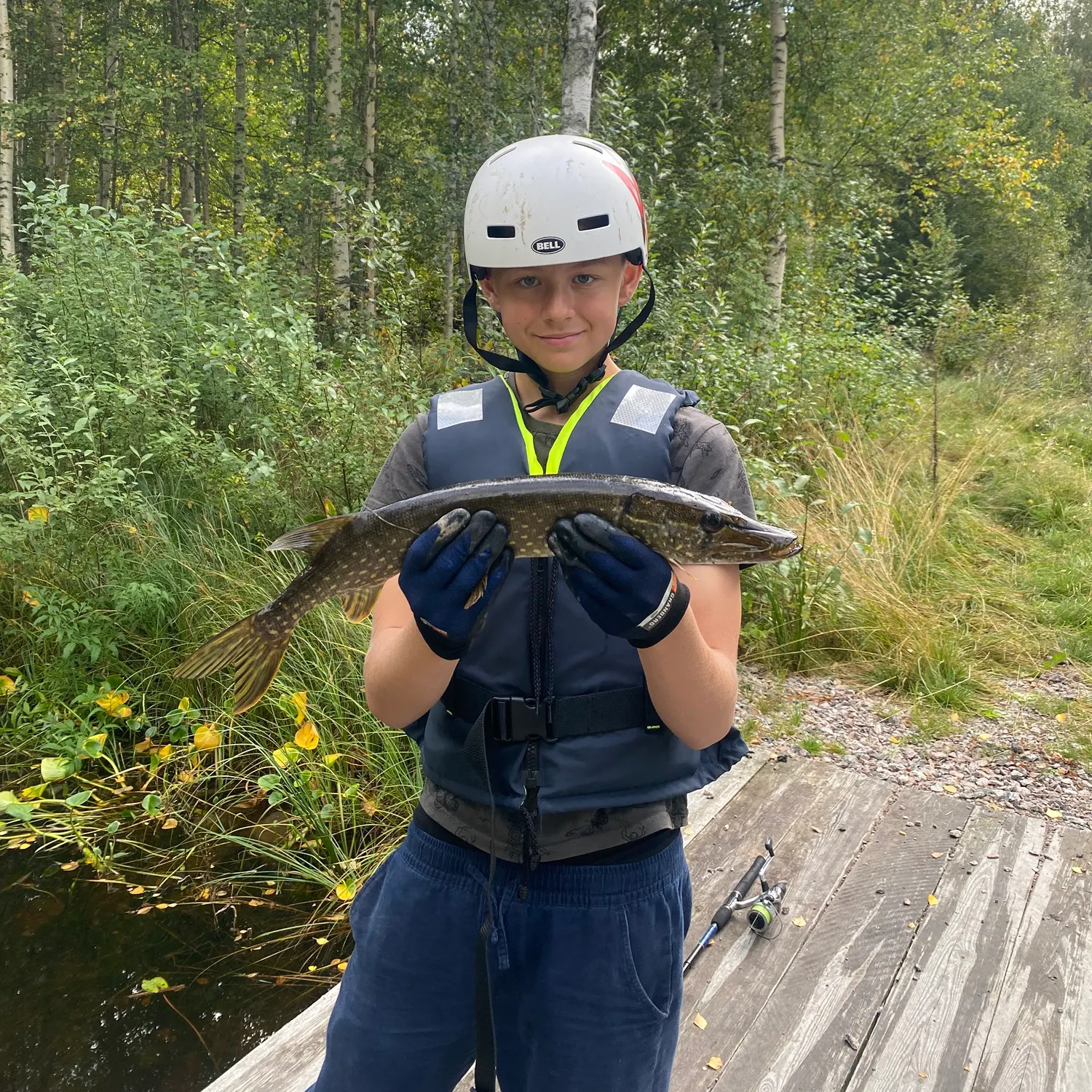 Northern pike caught on Fishbrain