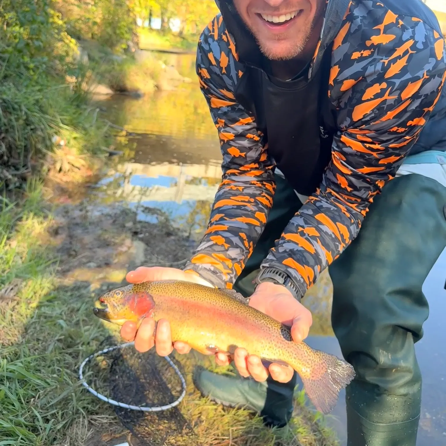 Rainbow trout caught on Fishbrain