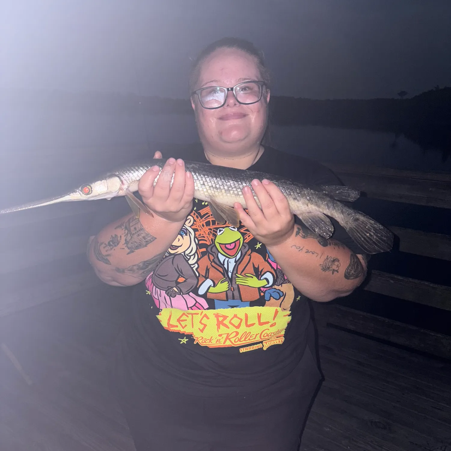 Florida gar caught on Fishbrain