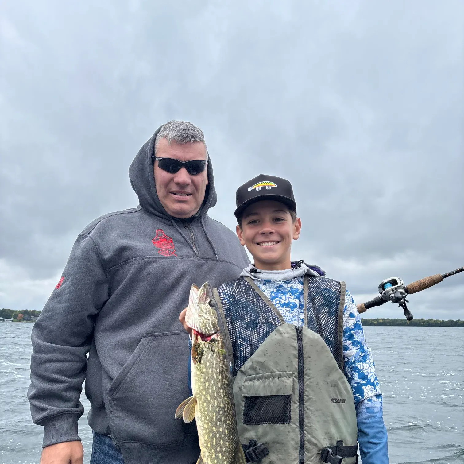 Northern pike caught on Fishbrain