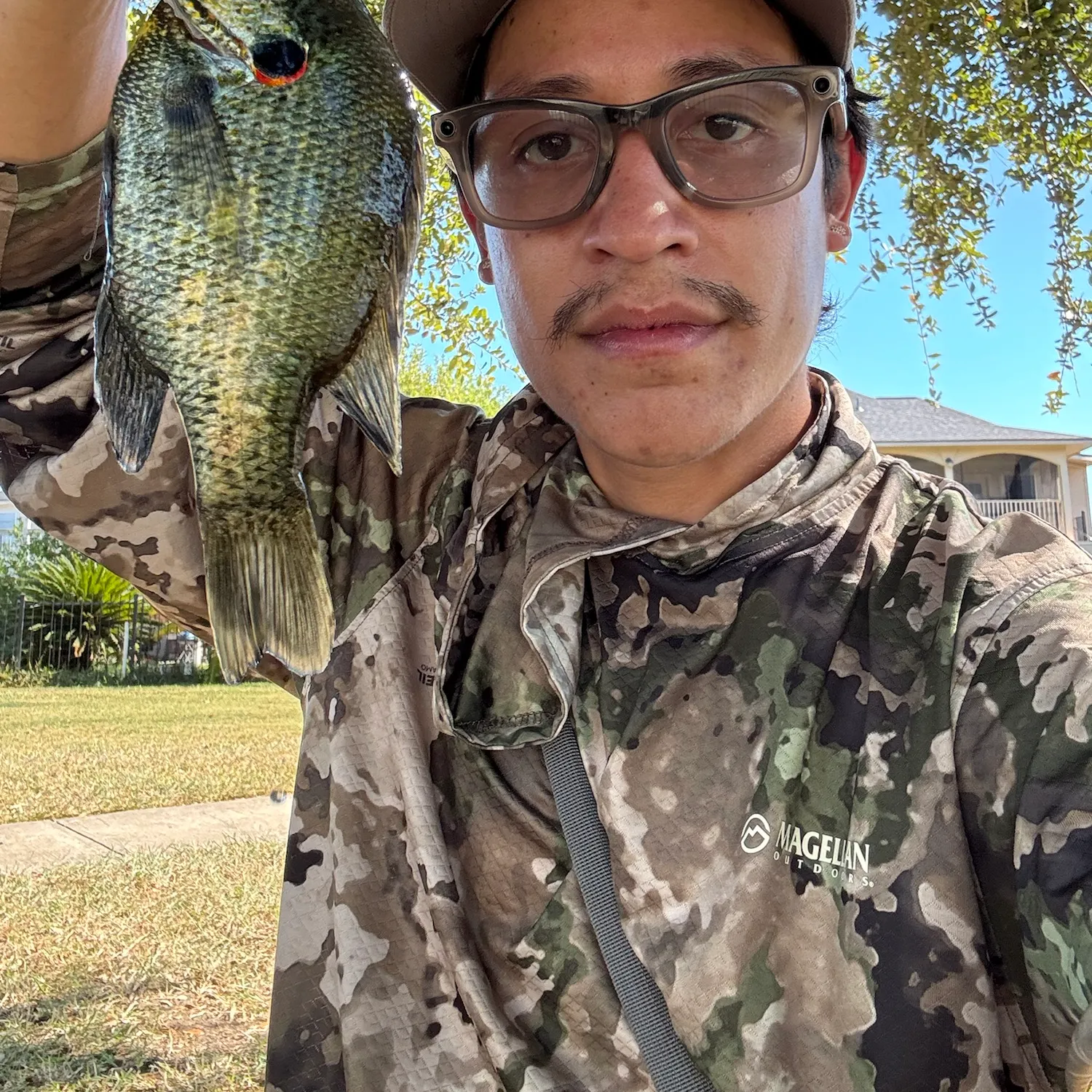 Redear sunfish caught on Fishbrain