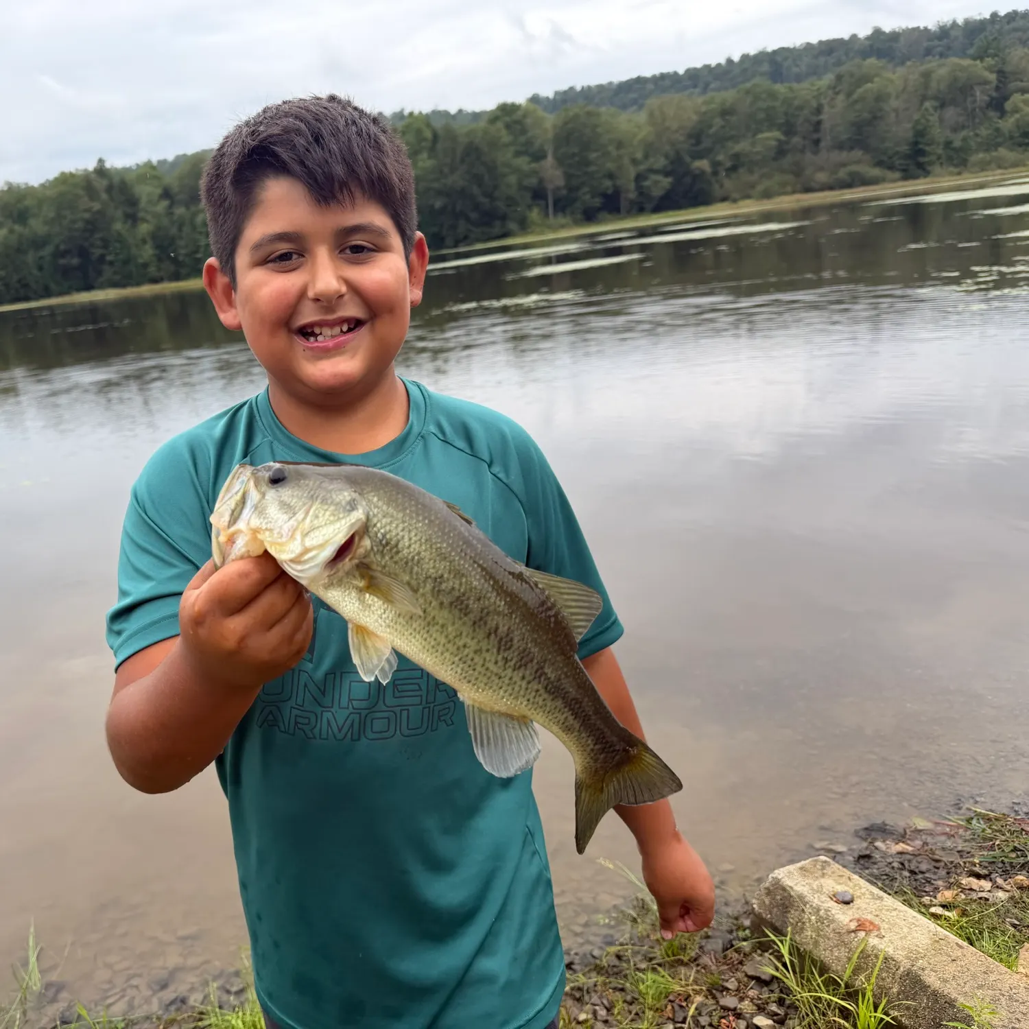 Spotted bass caught on Fishbrain