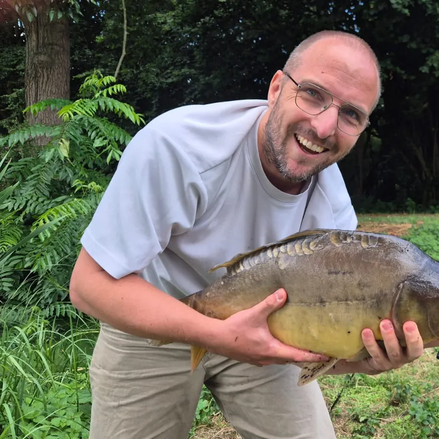 Leather carp caught on Fishbrain