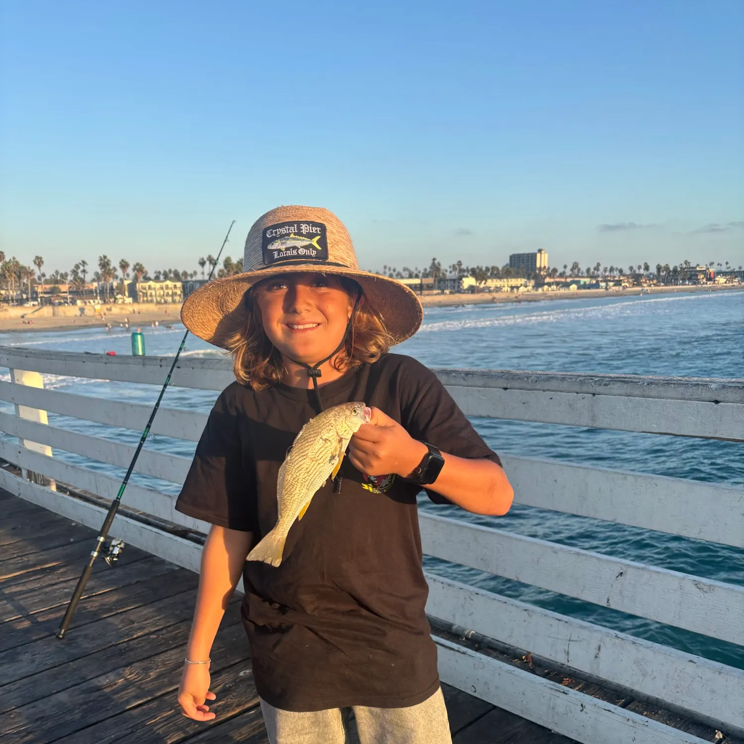 Yellowfin croaker caught on Fishbrain
