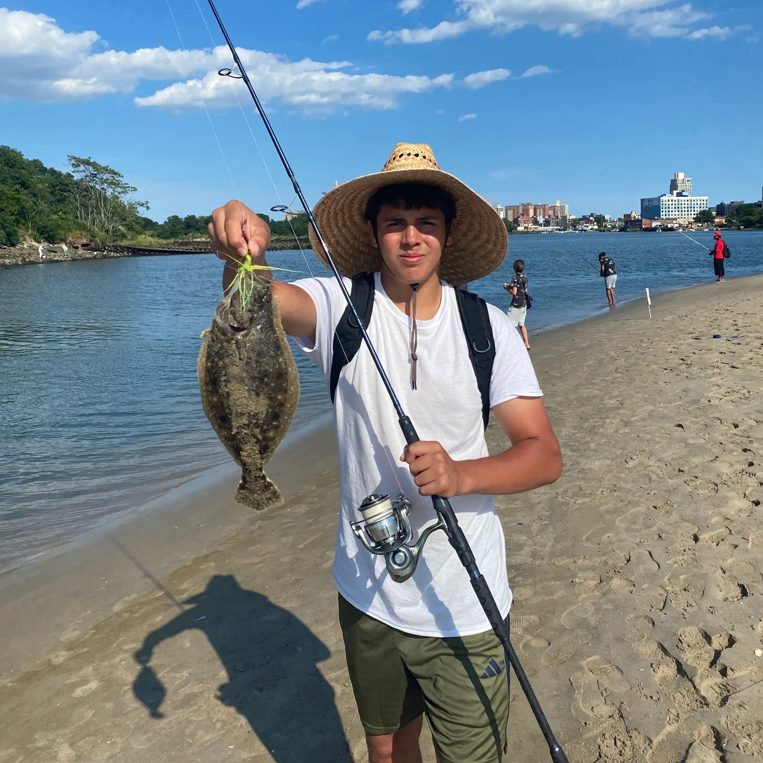 Summer flounder caught on Fishbrain