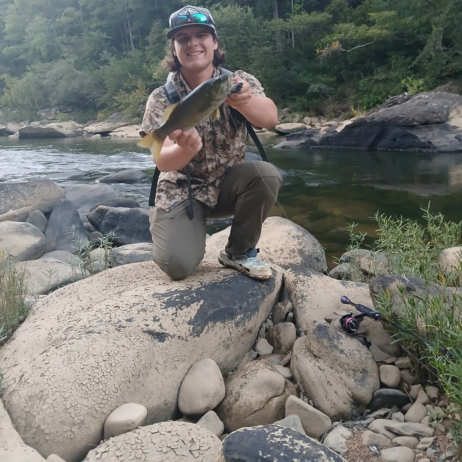 Smallmouth bass caught on Fishbrain