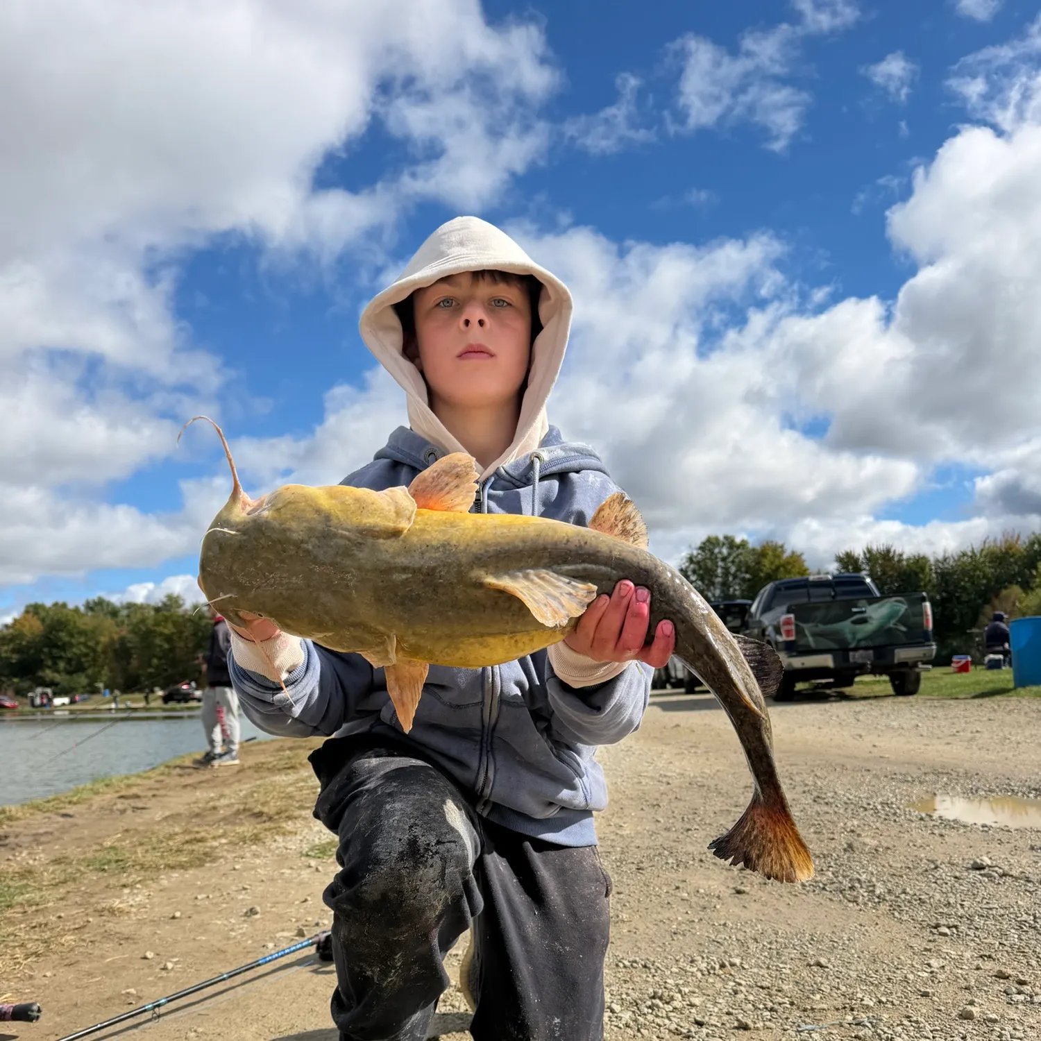 Flathead catfish caught on Fishbrain
