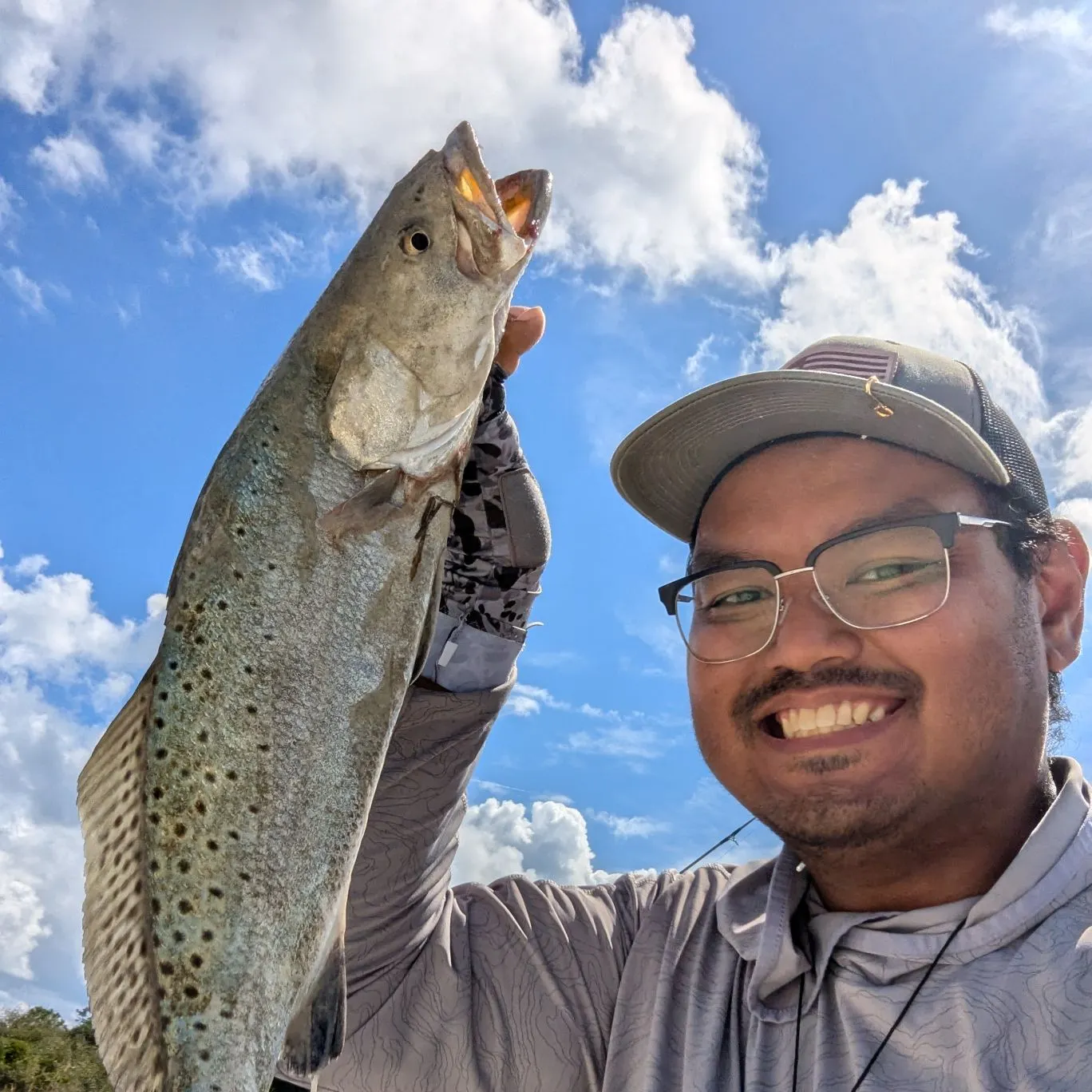 Spotted seatrout caught on Fishbrain