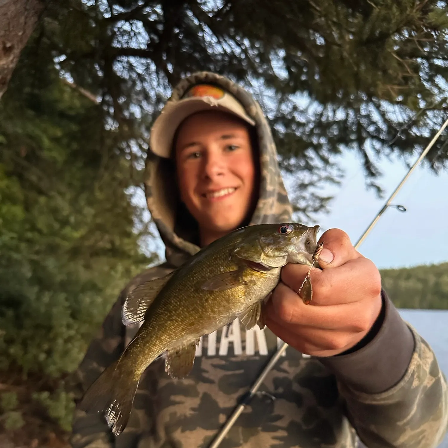 Smallmouth bass caught on Fishbrain