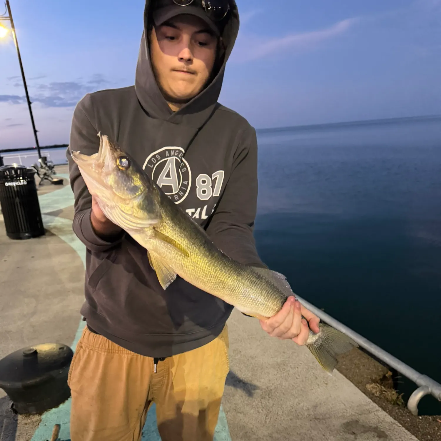 Walleye caught on Fishbrain