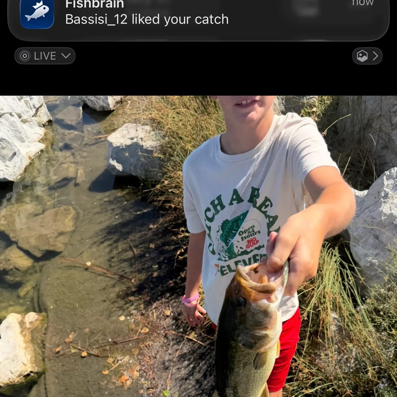 Fish caught on Fishbrain