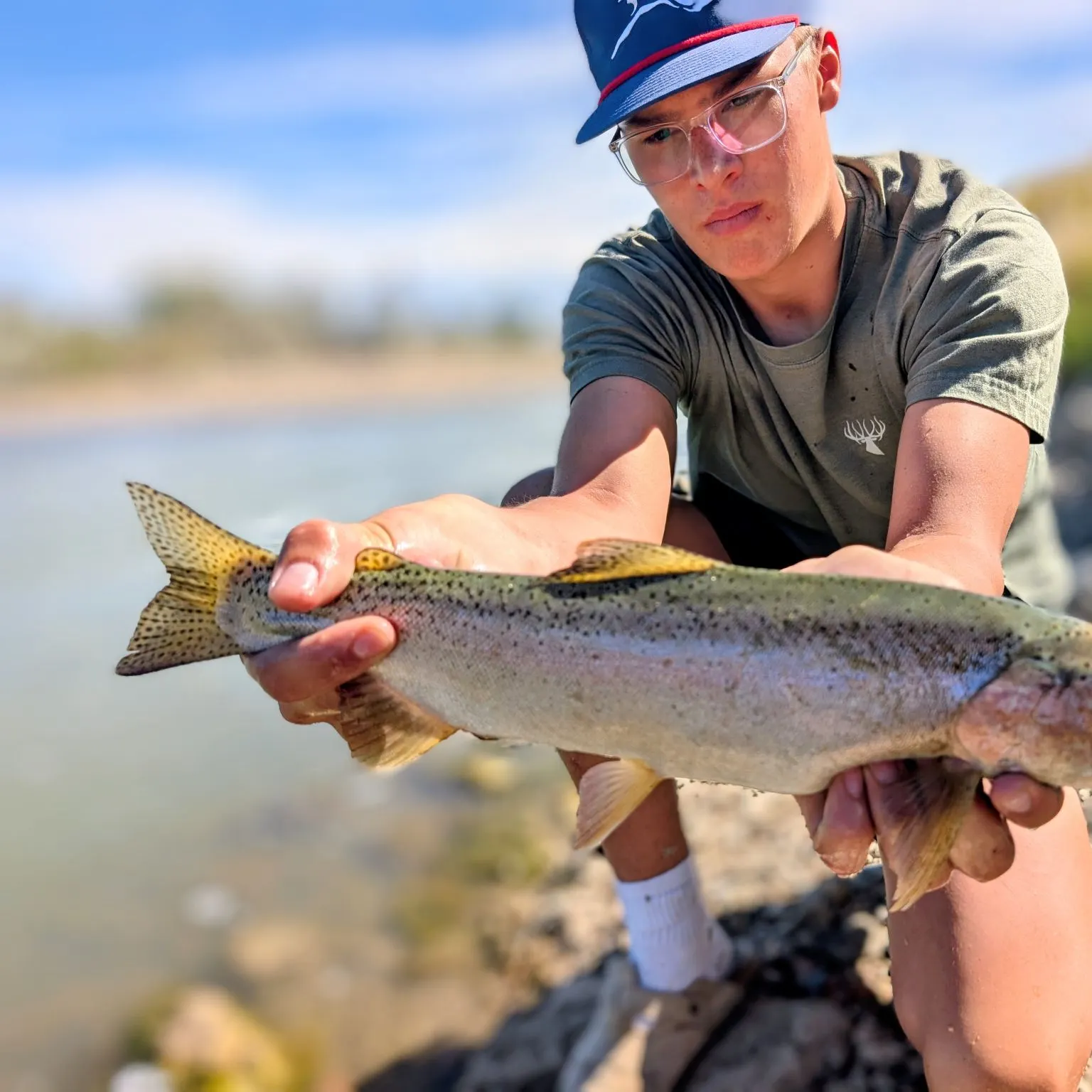 Rainbow trout caught on Fishbrain