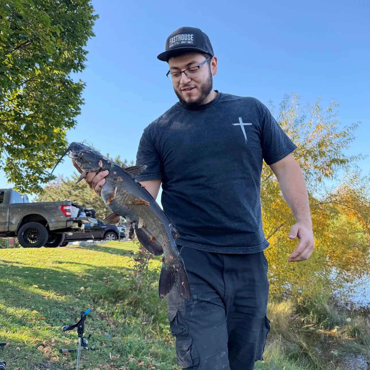 Channel catfish caught on Fishbrain