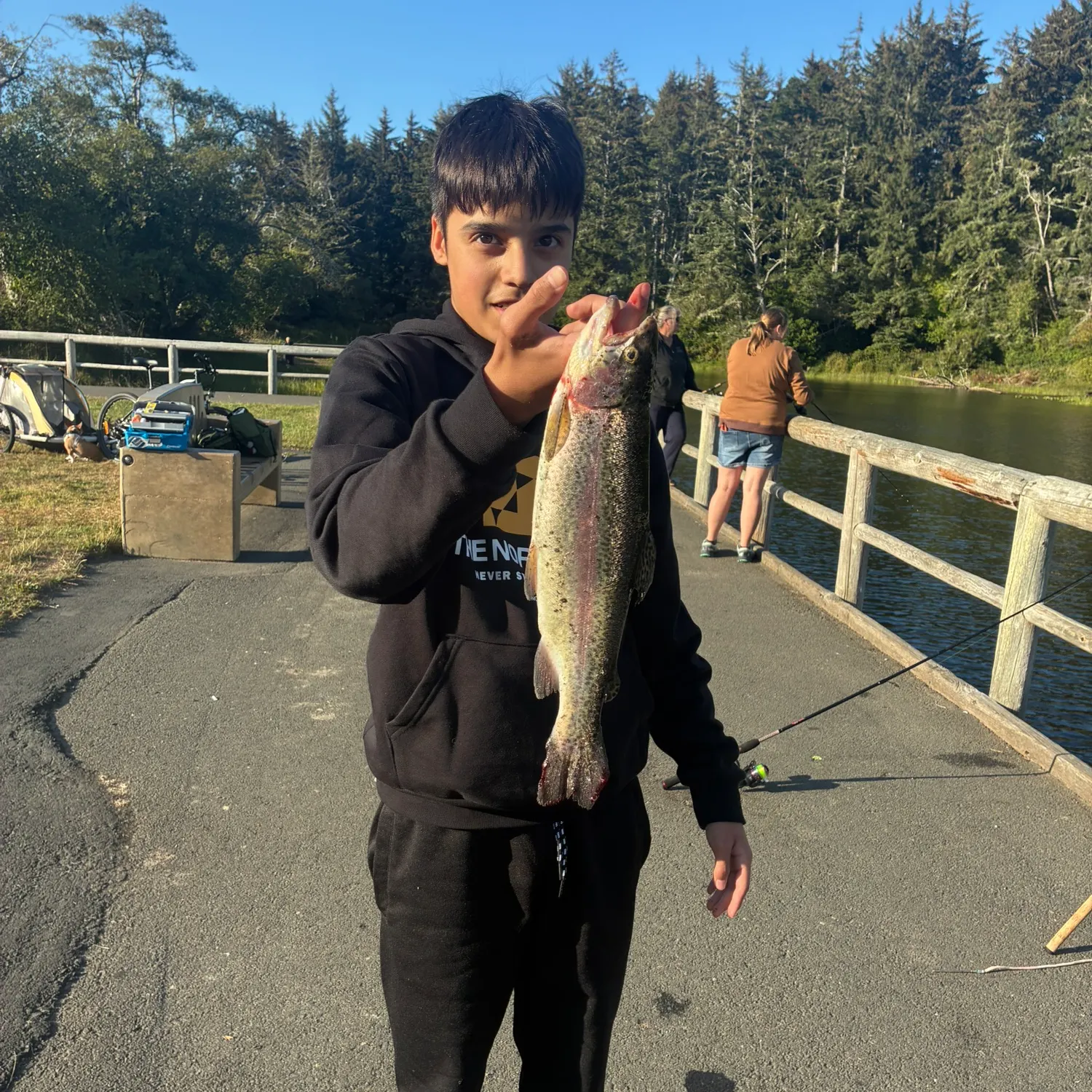 Rainbow trout caught on Fishbrain