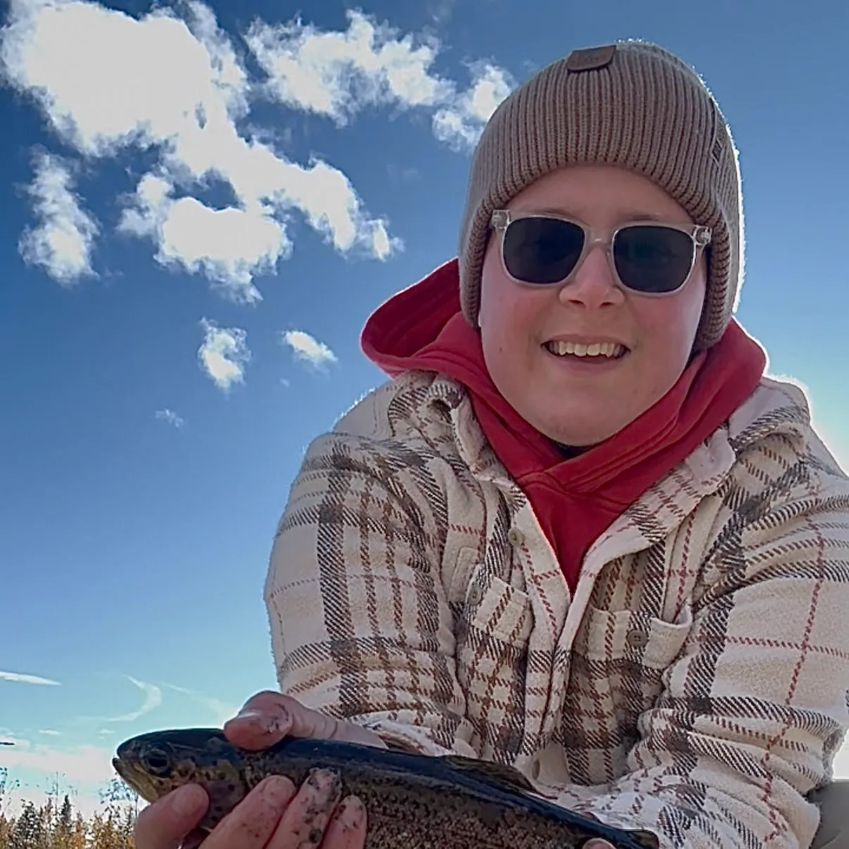 Rainbow trout caught on Fishbrain