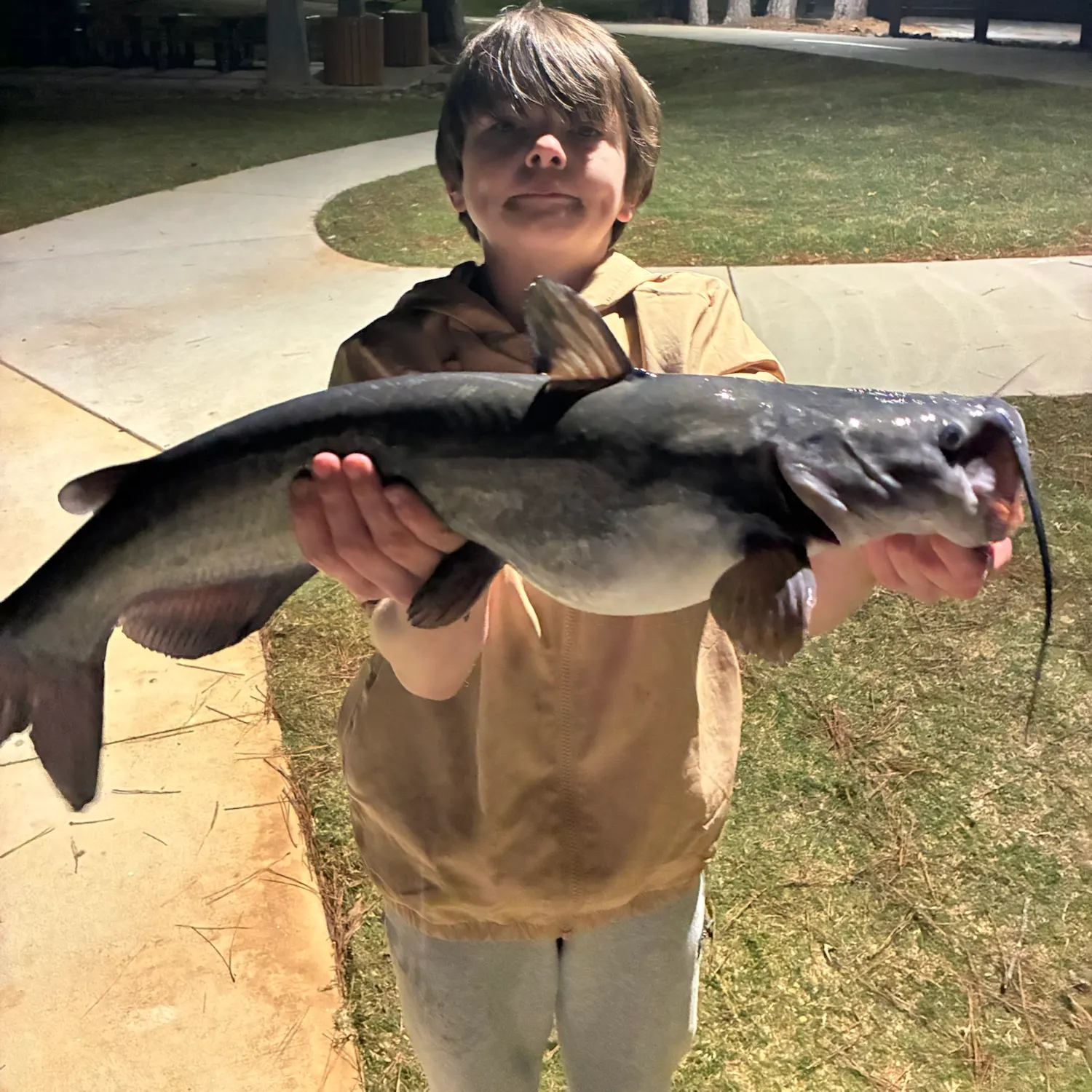 Channel catfish caught on Fishbrain
