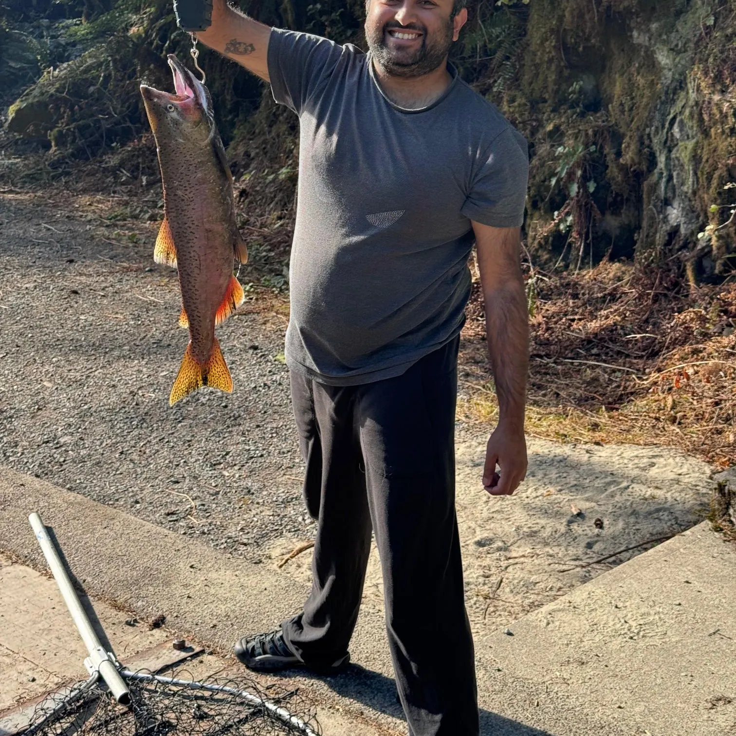 Chinook salmon caught on Fishbrain