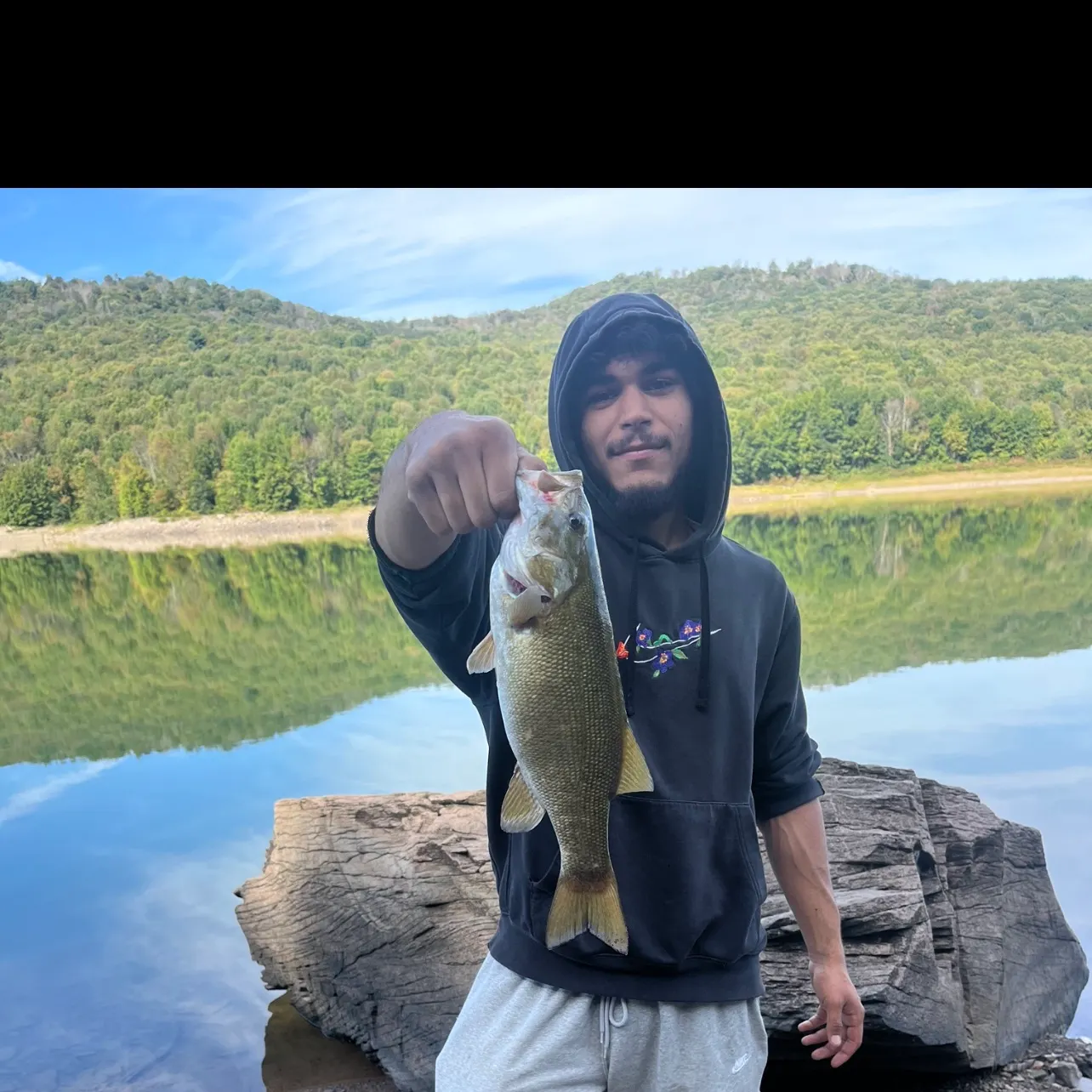 Smallmouth bass caught on Fishbrain