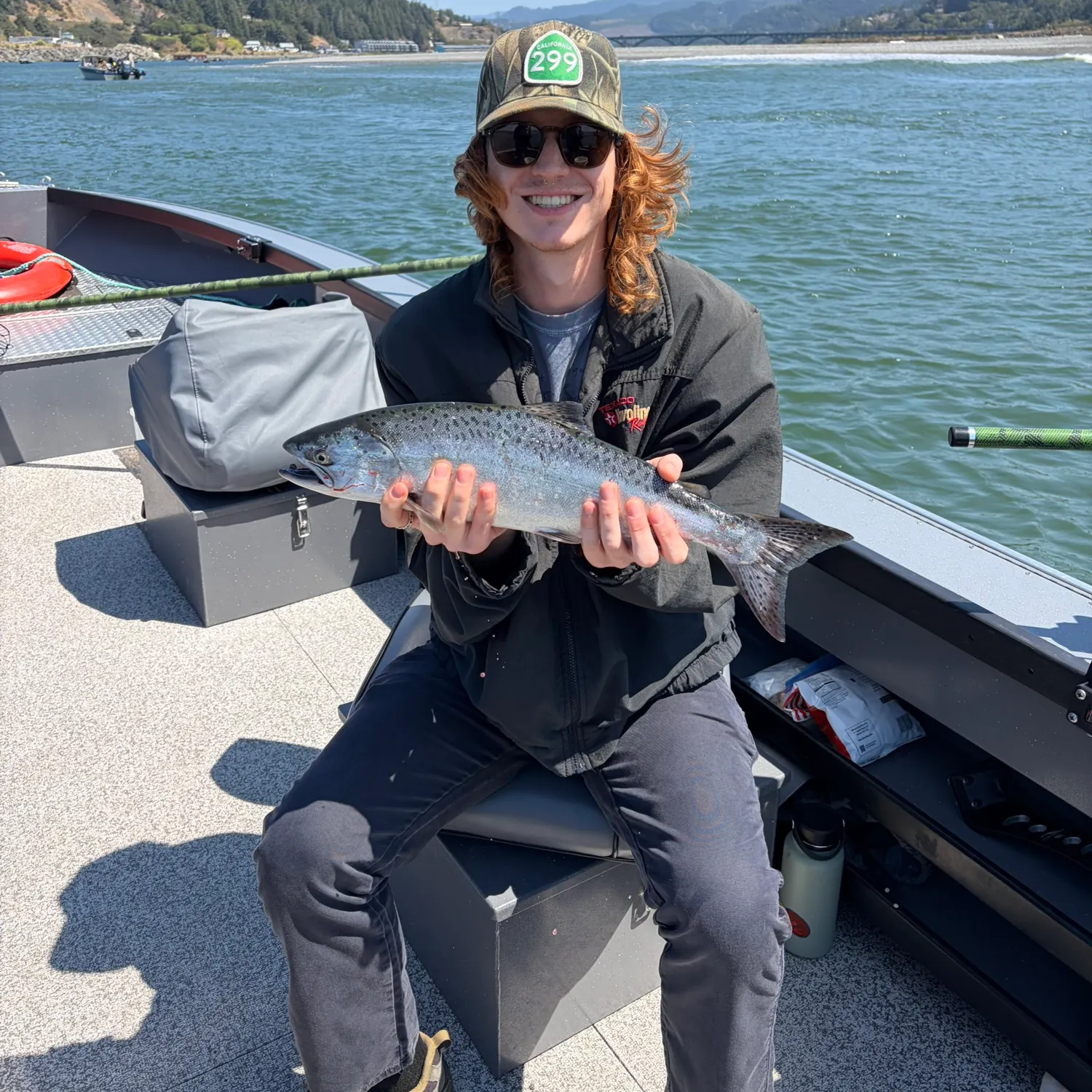 Chinook salmon caught on Fishbrain
