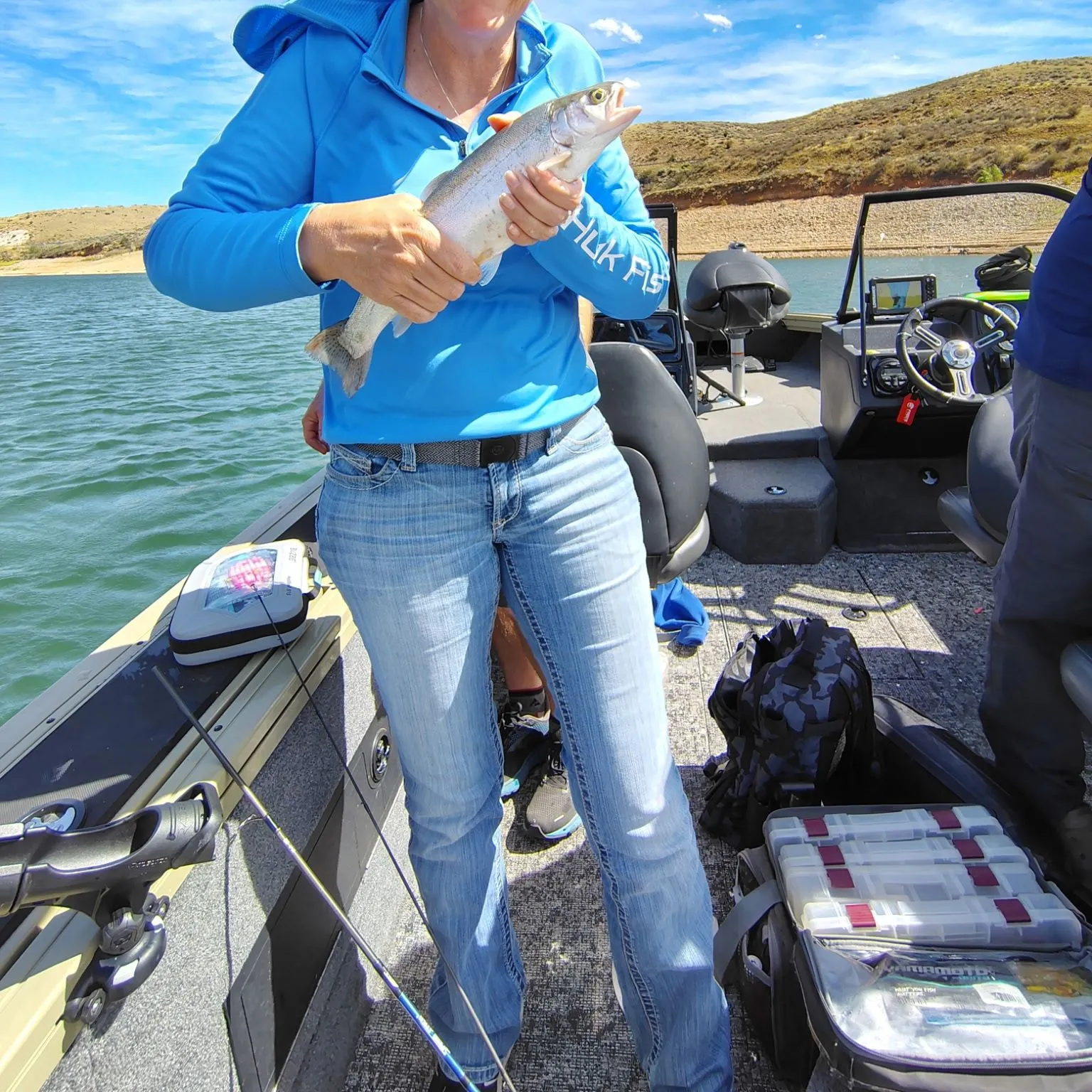 Rainbow trout caught on Fishbrain