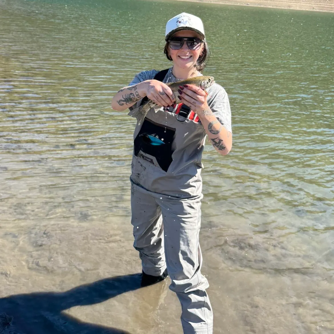 Rainbow trout caught on Fishbrain