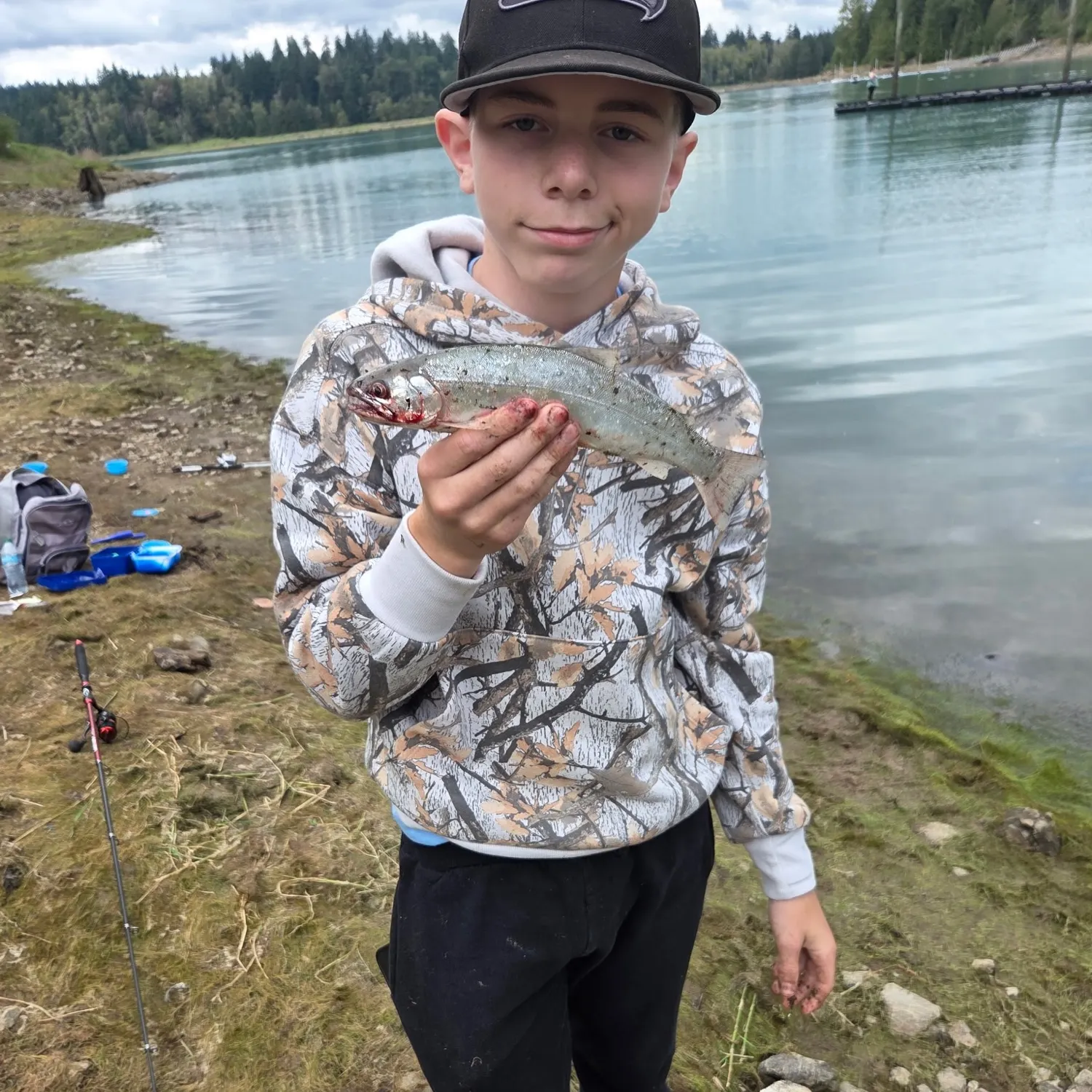 Kokanee salmon caught on Fishbrain