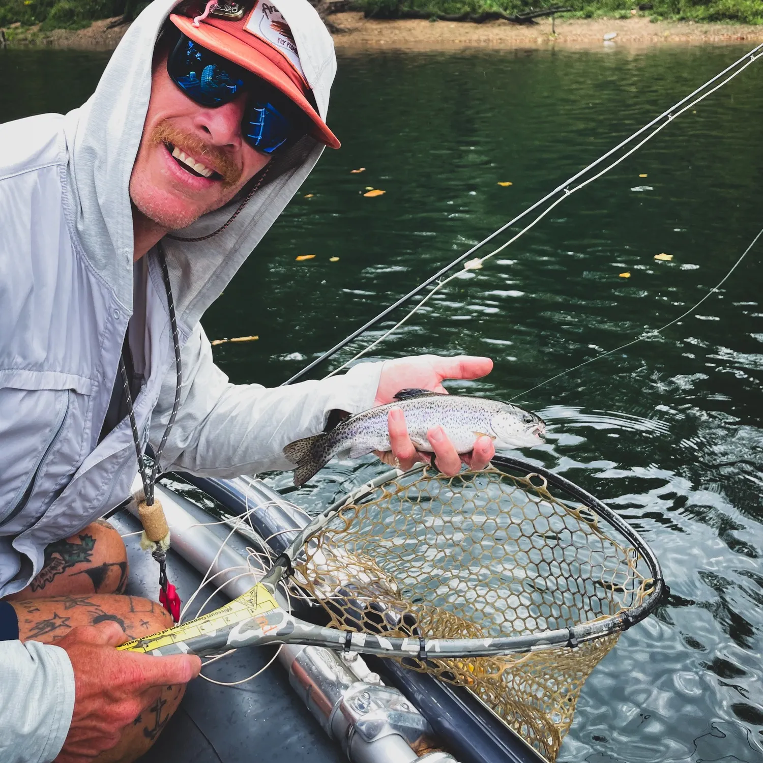 Rainbow trout caught on Fishbrain