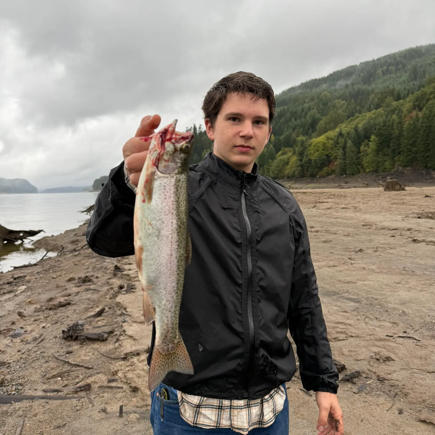 Rainbow trout caught on Fishbrain