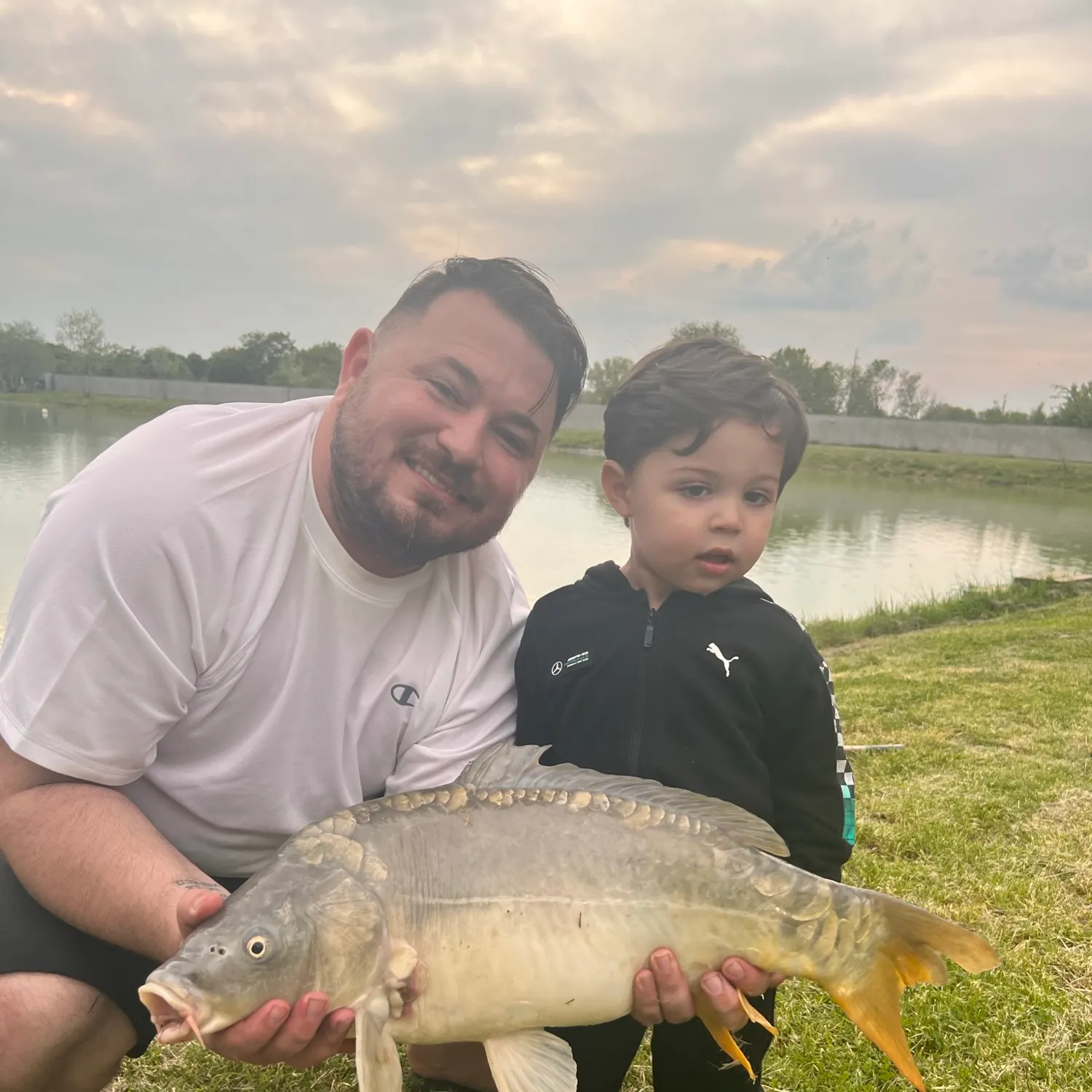Leather carp caught on Fishbrain