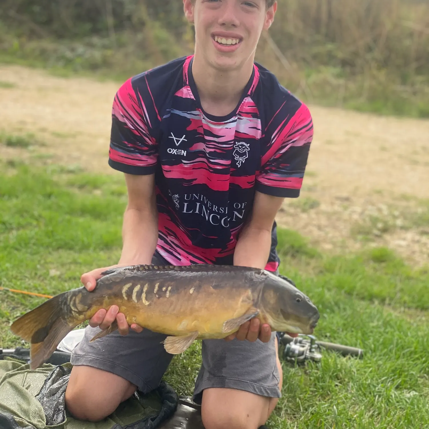 Mirror carp caught on Fishbrain