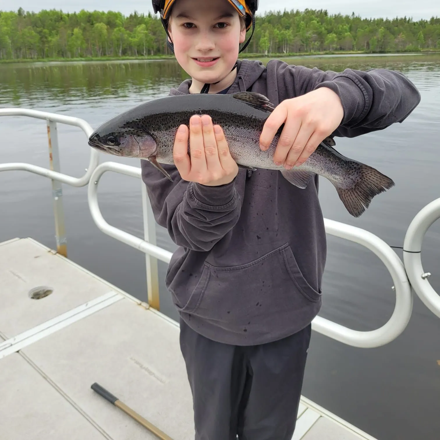 Rainbow trout caught on Fishbrain