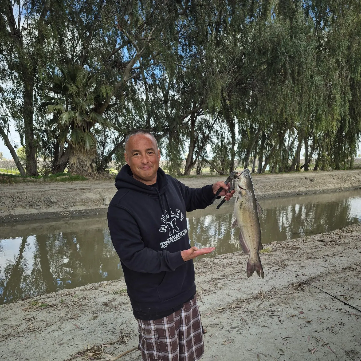 Channel catfish caught on Fishbrain