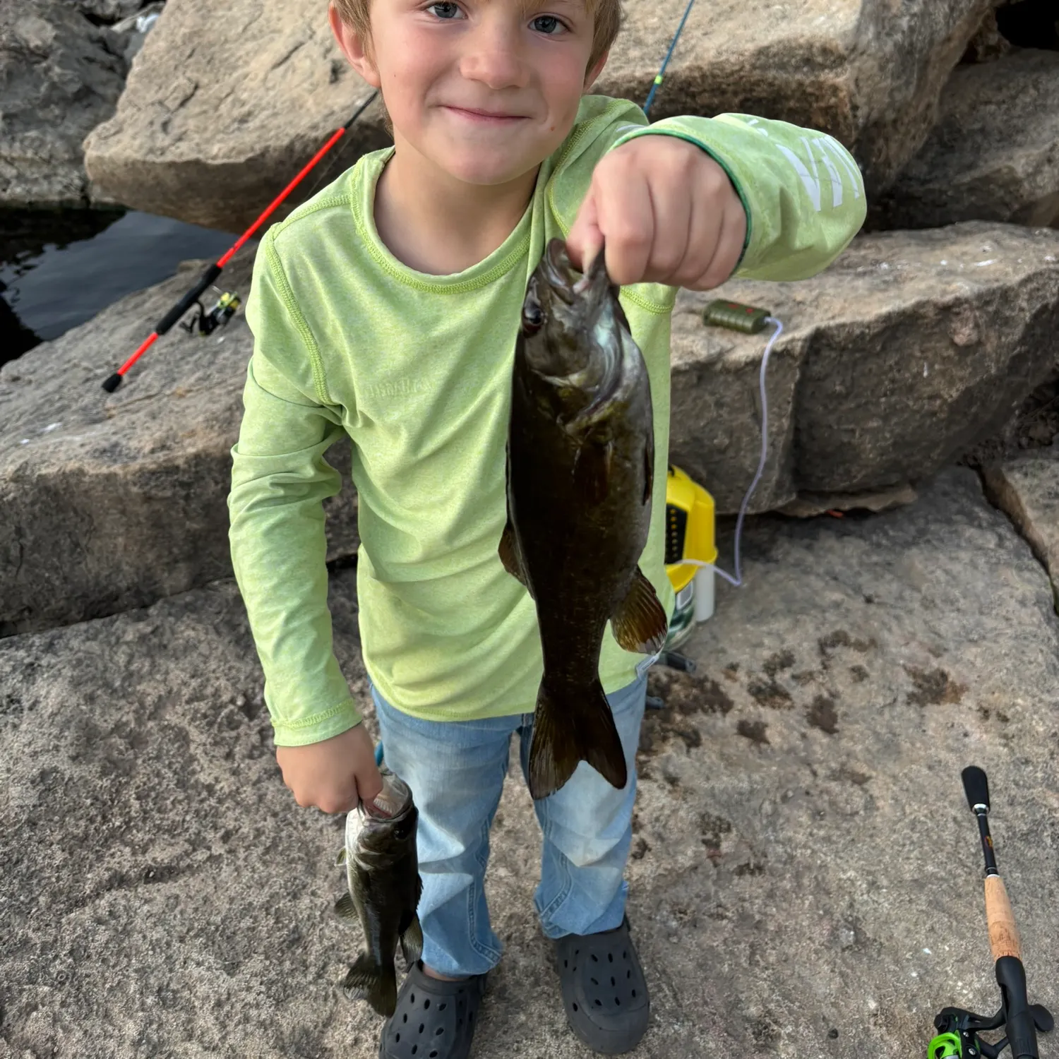 The most recent Smallmouth bass catches on Fishbrain