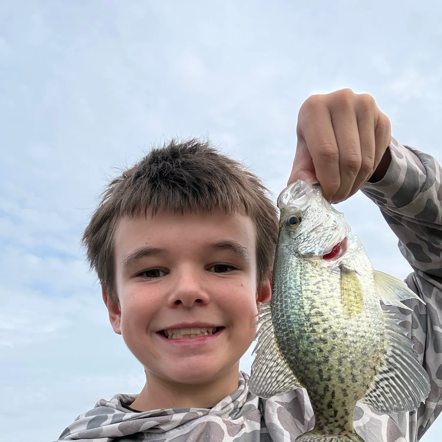 Black crappie caught on Fishbrain