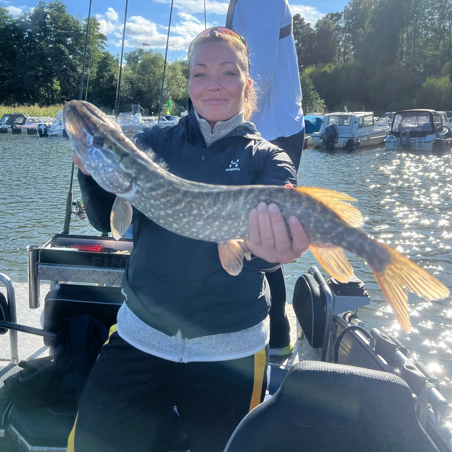 Northern pike caught on Fishbrain
