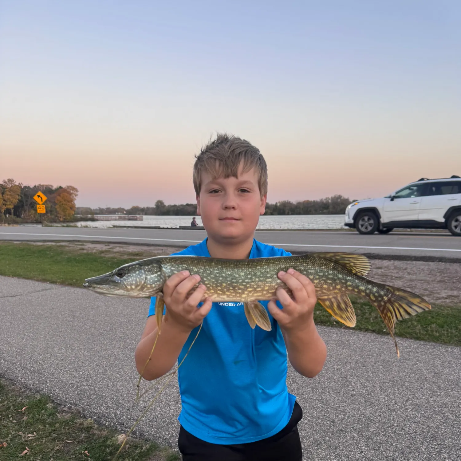 Northern pike caught on Fishbrain