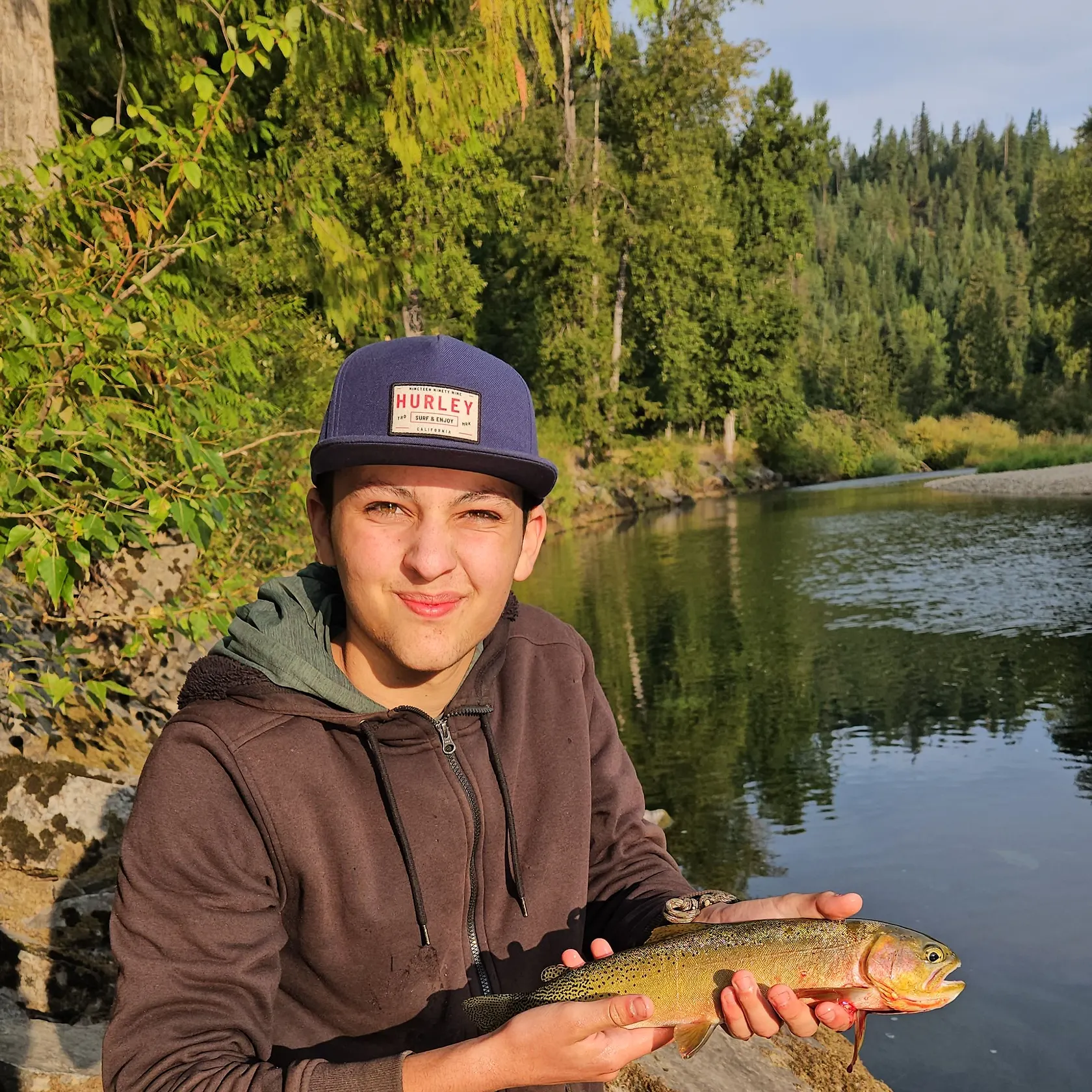 Cutthroat trout caught on Fishbrain