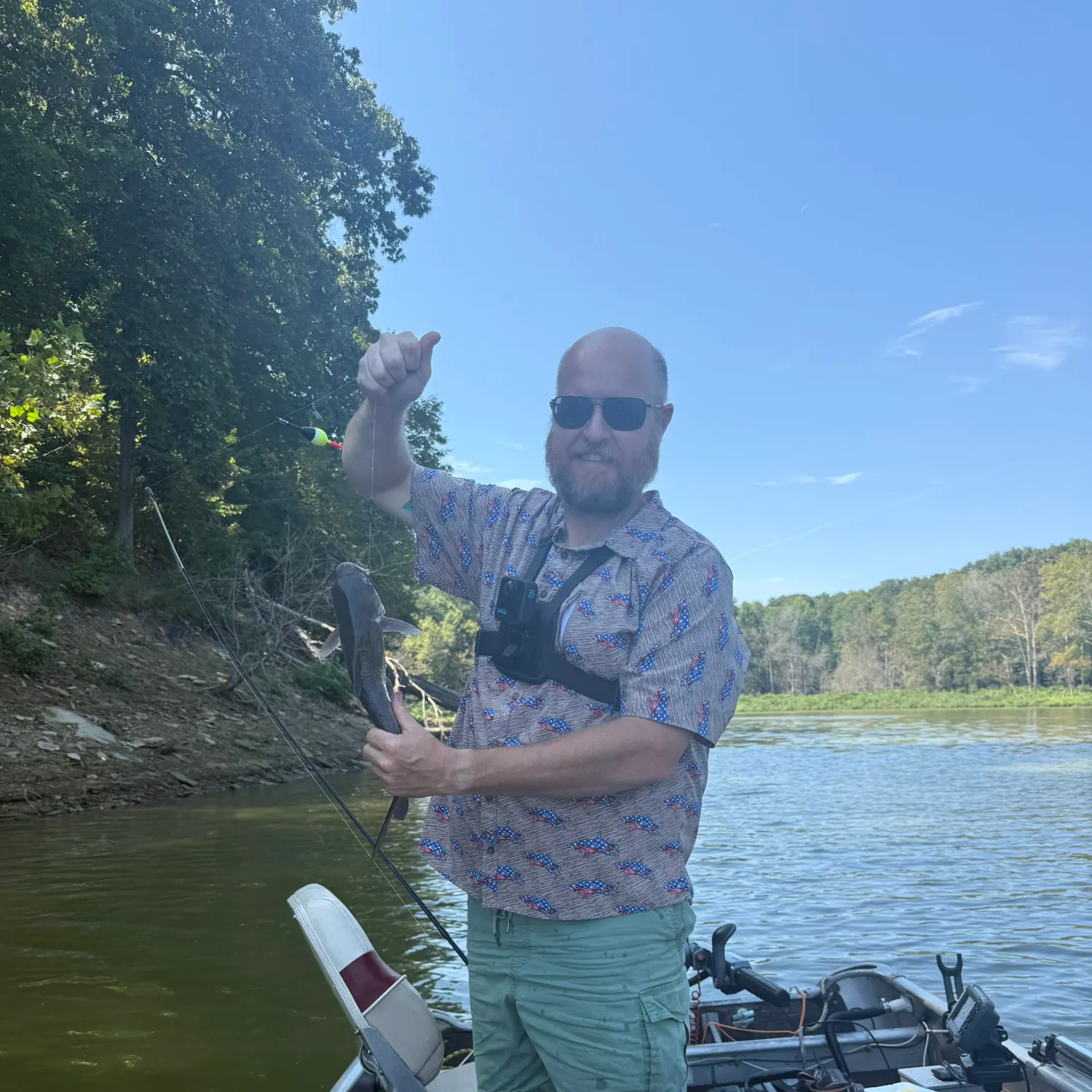 Channel catfish caught on Fishbrain
