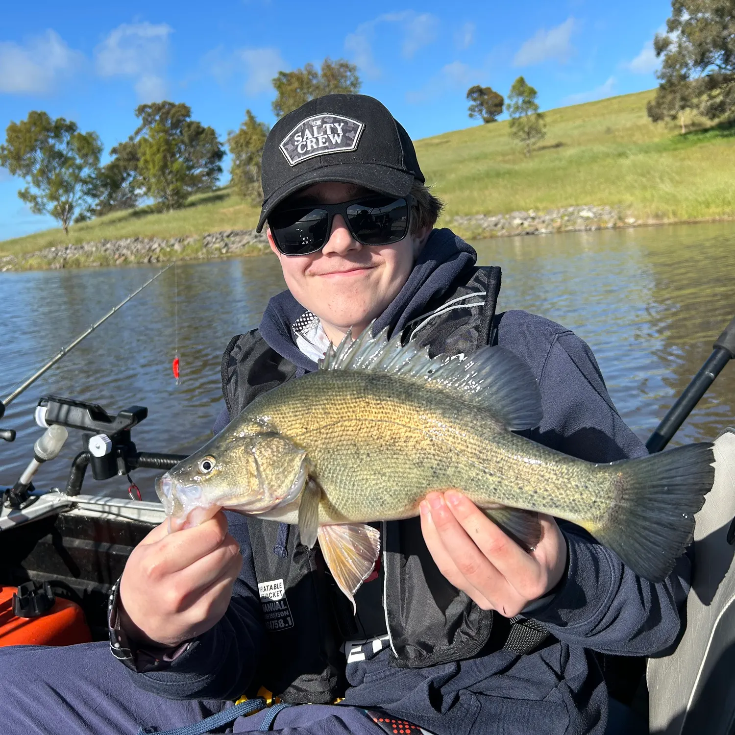 Golden perch caught on Fishbrain