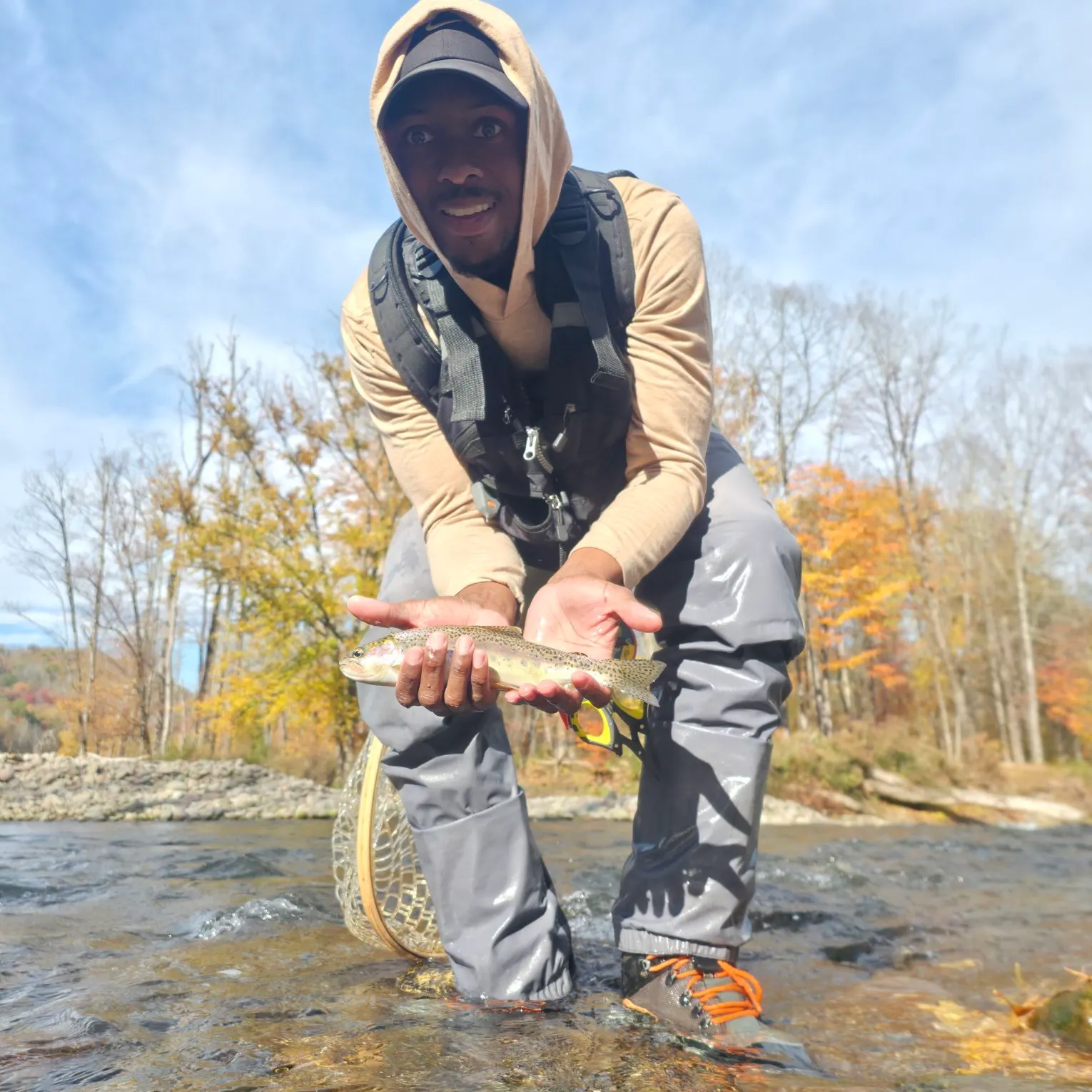 Rainbow trout caught on Fishbrain