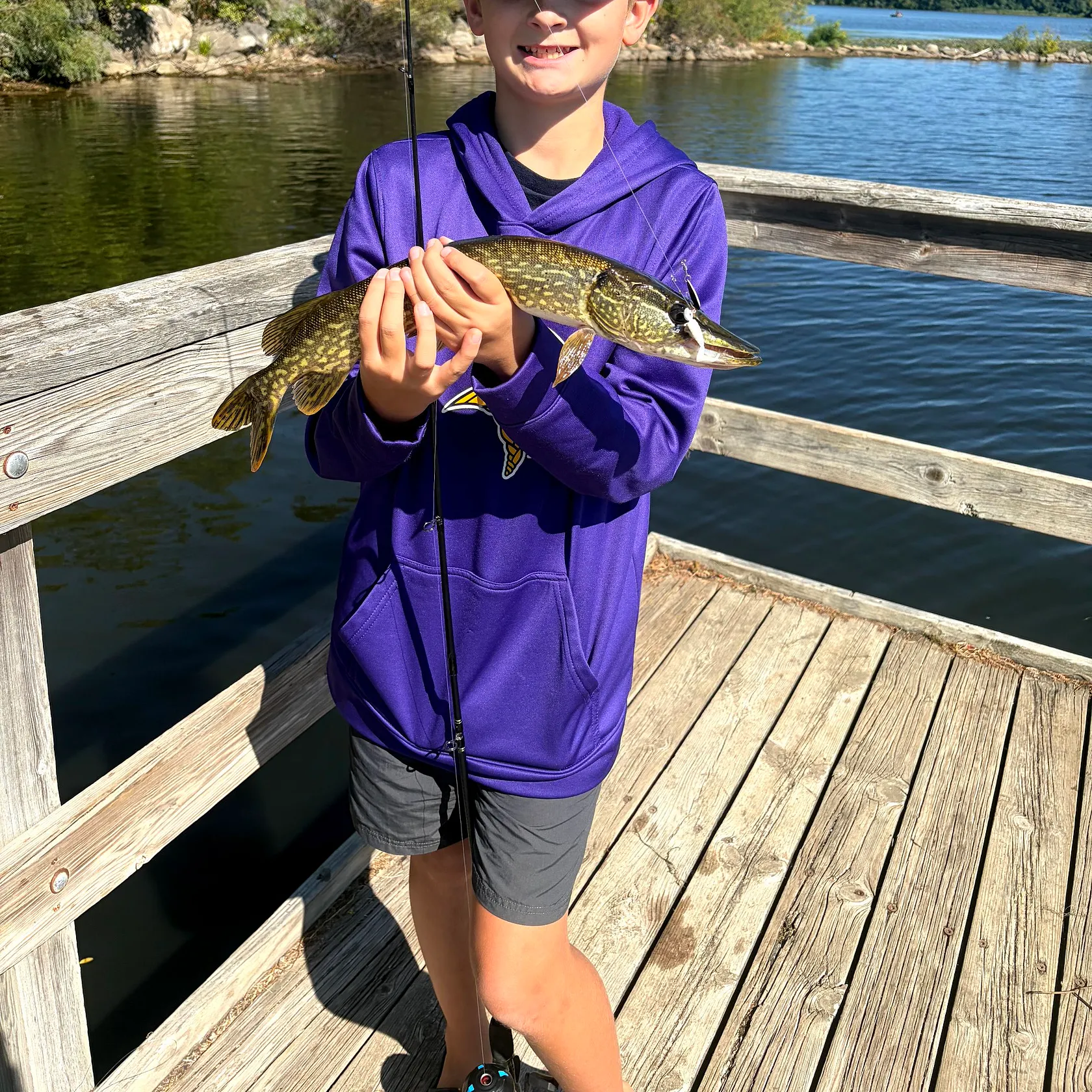 Northern pike caught on Fishbrain