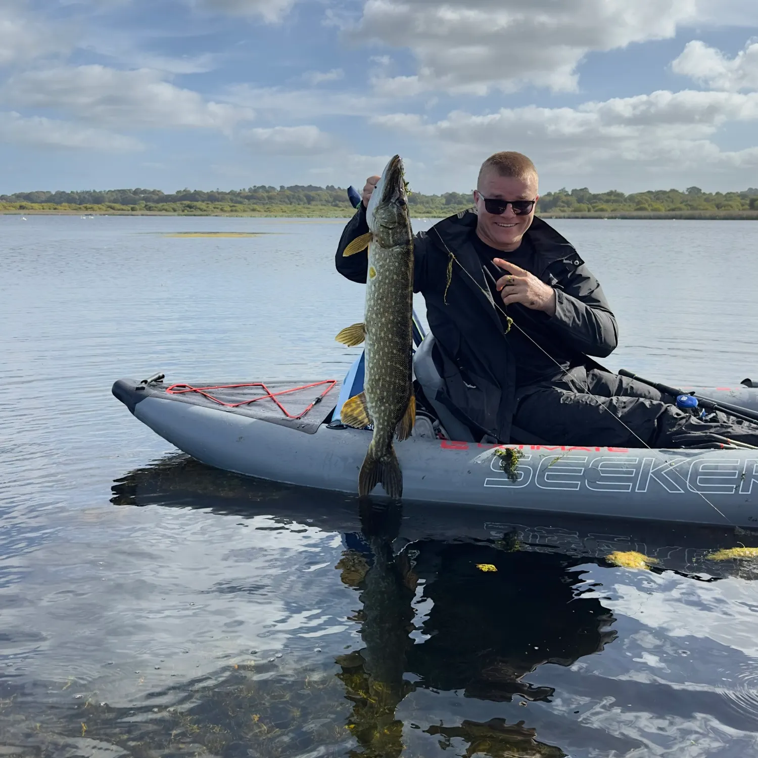 Northern pike caught on Fishbrain